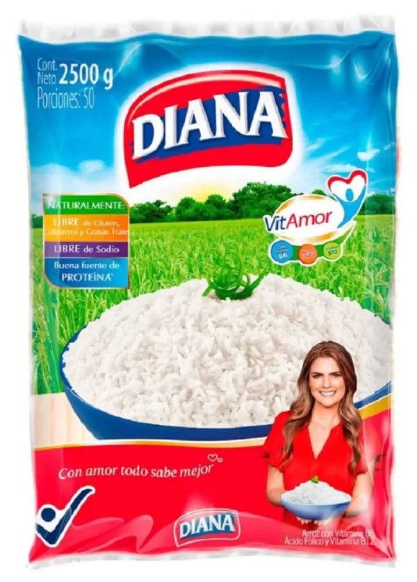 ARROZ DIANA x  5LBS (2500g)